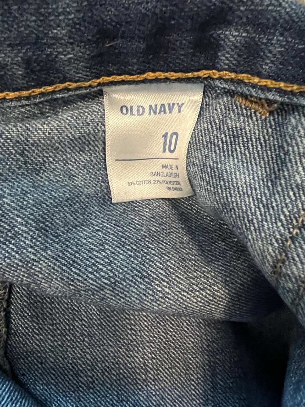 Old Navy Denim Blue Jean Shorts Bundle of 2 sizes 10 and 12 - Picture 4 of 9